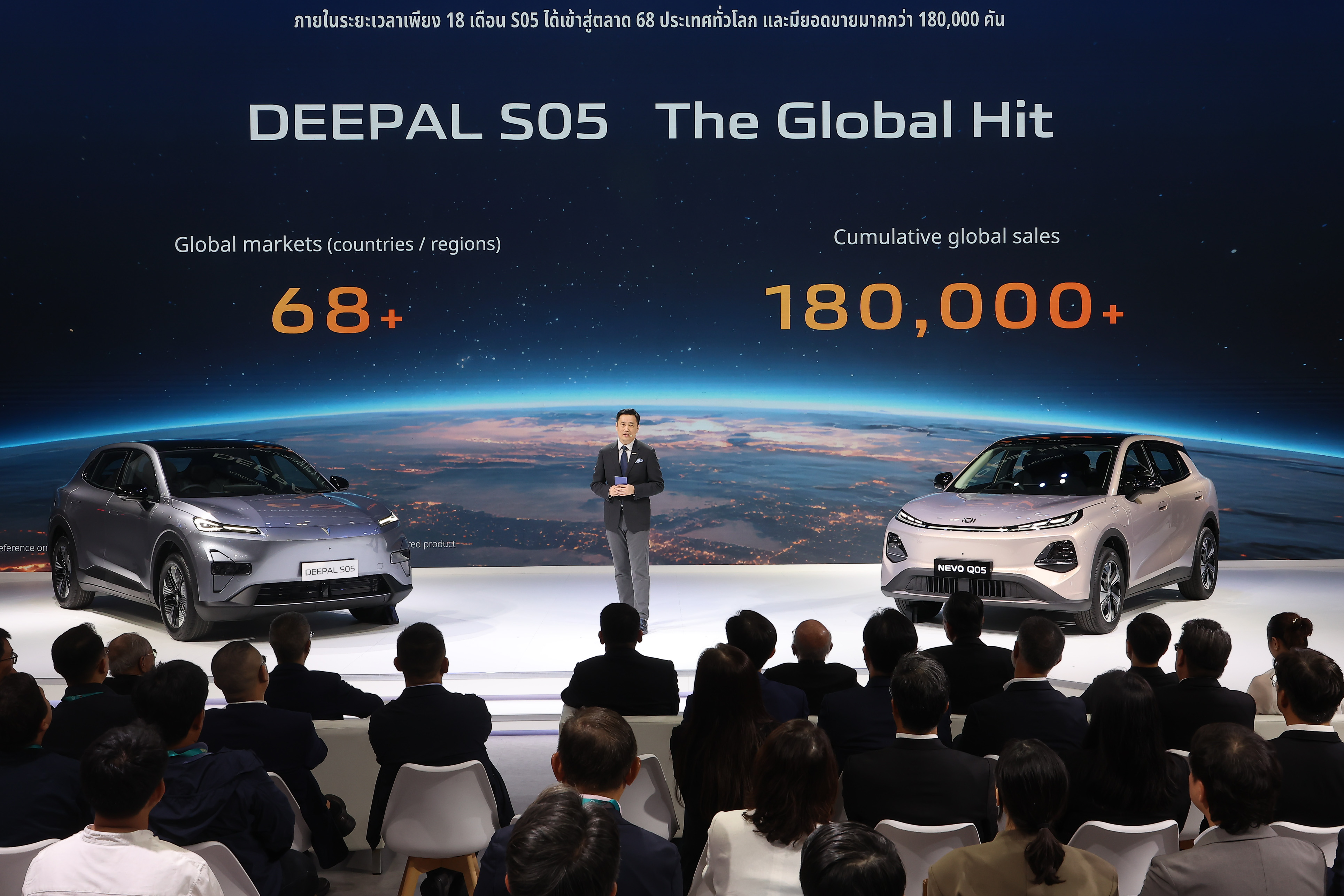 Mr. Chris Wu in Thailand at the Bangkok International